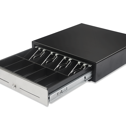 Cash Register with sleek dual screen system